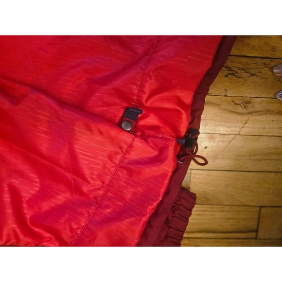 NIKE SB Burgundy Coach Jacket Mens L Embroidered Logo Snap Front Lightweight - Picture 9 of 12